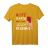 Rote Karte Gegen Rassismus - Say No To Racism - Fußball T-Shirt für Toleranz und Antidiskriminierung