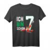Kinder 7. Geburtstag Junge Fußball T-Shirt - Coole Geburtstagsbekleidung für kleine Fußballfans & Geburtstagsfeier Outfit