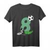 Kinder Geburtstagsshirt 8 Jahre Fußball T-Shirt – Perfekt für den Kindergeburtstag, Fußballfans und -spieler