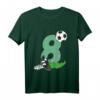 Kinder Geburtstagsshirt 8 Jahre Fußball T-Shirt – Perfekt für den Kindergeburtstag, Fußballfans und -spieler