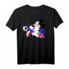 HapMonkey Mickey Mouse Kroatien Fußball Uniform Portrait T-Shirt – Offiziell lizenziertes Fanartikel Geschenk