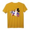 HapMonkey Mickey Mouse Kroatien Fußball Uniform Portrait T-Shirt – Offiziell lizenziertes Fanartikel Geschenk