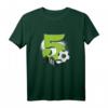 Kinder 5 Jahre 5. Geburtstag Fußball T-Shirt – Perfektes Geschenk für kleine Fußballfans zum Geburtstag