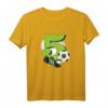 Kinder 5 Jahre 5. Geburtstag Fußball T-Shirt – Perfektes Geschenk für kleine Fußballfans zum Geburtstag