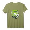 Kinder 5 Jahre 5. Geburtstag Fußball T-Shirt – Perfektes Geschenk für kleine Fußballfans zum Geburtstag