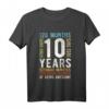 Kinder Geburtstag Shirt zum 10. Geburtstag - Jungen und Mädchen T-Shirt für Kindergeburtstag Geschenke