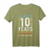 Kinder Geburtstag Shirt zum 10. Geburtstag - Jungen und Mädchen T-Shirt für Kindergeburtstag Geschenke