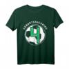 Kinder Fußball Geburtstagsshirt für 4 Jahre - Perfektes Geschenk für Jungen und Mädchen zur Geburtstagsfeier mit Fußballmotiv