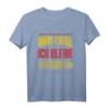 Mir Egal Ich Bleibe Stuttgart Fan Fußball Fanclub Geschenk T-Shirt – Perfekt für Fußballfans, Mannschaftsmitglieder & Geburtstagsüberraschung
