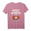 18. Hochzeitstag Fußball Couple Shirt – Personalisiertes Jubiläumsgeschenk für Paare, Liebe und Fußball