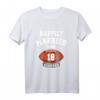 18. Hochzeitstag Fußball Couple Shirt – Personalisiertes Jubiläumsgeschenk für Paare, Liebe und Fußball