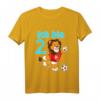 Kinder 2. Geburtstag T-Shirt für Jungen mit Löwen und Fußball - Lustiges Geschenk zum 2. Geburtstag für kleine Kicker und Fußballfans