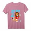 Kinder 2. Geburtstag T-Shirt für Jungen mit Löwen und Fußball - Lustiges Geschenk zum 2. Geburtstag für kleine Kicker und Fußballfans