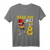 Kinder 8. Geburtstag Fußball Deutschland Jungen - Fußballer T-Shirt mit Dabbing Torjubel & lustigem Spruch für den kleinen Fußballfan