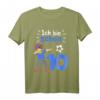 Kinder Fußball T-Shirt für Jungen mit Dabbing Fußballspieler Motiv - Perfekt zum 10. Geburtstag