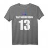 RAFF NIXMERSON 13 Island Fußball Trikot - Lustiges Partyoutfit für Junggesellenabschied, Saufurlaub & Dorfpartys auf Mallorca, Kroatien & Ibiza