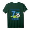 Kinder Fußball T-Shirt zum 7. Geburtstag für Jungen – Fußball-Motiv, Zahl Sieben & ideales Geschenk für kleine Fußballfans