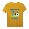 Kinder Fußball T-Shirt zum 7. Geburtstag für Jungen – Fußball-Motiv, Zahl Sieben & ideales Geschenk für kleine Fußballfans