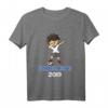Kinder Fußball Einschulung T-Shirt für Schulkind 2019 – Perfektes Geschenk für Erstklässler, Mädchen & Jungen, Schulanfänger Shirt mit Dabbing Fußballer