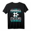 Lustiges Fußball T-Shirt - Zum Fußballspielen geboren, als Geschenkidee für Kinder, Fußballspieler und Fans, perfekt für Geburtstag & Weihnachten
