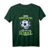 Kinder Tschüss Kindergarten Fußball! Einschulung 2023 T-Shirt für Schulkind - Originelles Geschenk für den Schulstart mit Fußballdesign