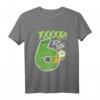 Kinder Fußball T-Shirt – Ich bin 6 Jahre Geburtstag Lustiges Outfit für Jungen und Mädchen zum Kindergeburtstag