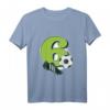 Kinder Fußball T-Shirt zum 6. Geburtstag – Lustiges Geburtstagsgeschenk für Jungen und Mädchen, ideal für coole Sechsjährige