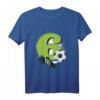Kinder Fußball T-Shirt zum 6. Geburtstag – Lustiges Geburtstagsgeschenk für Jungen und Mädchen, ideal für coole Sechsjährige