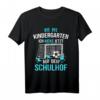 Fußball Motiv Bye Bye Kindergarten T-Shirt – Perfektes Geschenk zum Schulstart, Einschulung & Abschied für Kinder