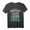 Fußball Motiv Bye Bye Kindergarten T-Shirt – Perfektes Geschenk zum Schulstart, Einschulung & Abschied für Kinder