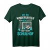Fußball Motiv Bye Bye Kindergarten T-Shirt – Perfektes Geschenk zum Schulstart, Einschulung & Abschied für Kinder