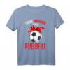 Coole Mädchen spielen Fußball T-Shirt – Perfektes Geschenk für junge Fußballfans, Vereinsspielerinnen & Geburtstags- oder Weihnachtsgeschenk für Mädchen