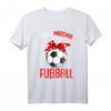 Coole Mädchen spielen Fußball T-Shirt – Perfektes Geschenk für junge Fußballfans, Vereinsspielerinnen & Geburtstags- oder Weihnachtsgeschenk für Mädchen