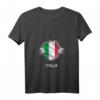 Damen Italien Flagge Fußball Trikot mit V-Ausschnitt – Fanartikel für Frauen, Mädchen & Italien Supporter, ideal als Geschenk für Geburtstag & Weihnachten