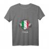Damen Italien Flagge Fußball Trikot mit V-Ausschnitt – Fanartikel für Frauen, Mädchen & Italien Supporter, ideal als Geschenk für Geburtstag & Weihnachten