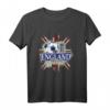 Three Lions England Fußball Team Fan Union Jack Grunge T-Shirt - Perfektes Geschenk für Fans und Public Viewing