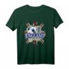 Three Lions England Fußball Team Fan Union Jack Grunge T-Shirt - Perfektes Geschenk für Fans und Public Viewing