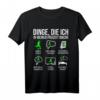 Lustiges Fußball T-Shirt - Dinge, die ich in meiner Freizeit mache für Fußballfans, Trainer & Spieler, perfektes Geschenk zum Trainerschein