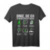 Lustiges Fußball T-Shirt - Dinge, die ich in meiner Freizeit mache für Fußballfans, Trainer & Spieler, perfektes Geschenk zum Trainerschein