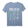 Lustiges Fußball T-Shirt - Dinge, die ich in meiner Freizeit mache für Fußballfans, Trainer & Spieler, perfektes Geschenk zum Trainerschein