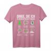 Lustiges Fußball T-Shirt - Dinge, die ich in meiner Freizeit mache für Fußballfans, Trainer & Spieler, perfektes Geschenk zum Trainerschein