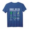 Lustiges Fußball T-Shirt - Dinge, die ich in meiner Freizeit mache für Fußballfans, Trainer & Spieler, perfektes Geschenk zum Trainerschein