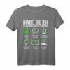 Lustiges Fußball T-Shirt - Dinge, die ich in meiner Freizeit mache für Fußballfans, Trainer & Spieler, perfektes Geschenk zum Trainerschein