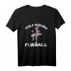 Fußball Mädchen Fußballerin T-Shirt – Klassisch geschnitten, doppelt genähter Saum, ideal für junge Fußballspielerinnen