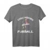 Fußball Mädchen Fußballerin T-Shirt – Klassisch geschnitten, doppelt genähter Saum, ideal für junge Fußballspielerinnen