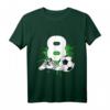 Kinder 8. Geburtstag Jungen Fußball T-Shirt – Cooles Geburtstagsoutfit für kleine Fußball-Fans & Party-Motto
