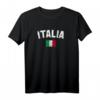 ITALIA Flagge T-Shirt für Damen, Herren & Kinder - Klassisch geschnitten mit doppeltem Saum, ideal für Fans und Reisen