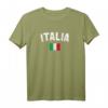ITALIA Flagge T-Shirt für Damen, Herren & Kinder - Klassisch geschnitten mit doppeltem Saum, ideal für Fans und Reisen