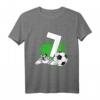 Kinder 7. Geburtstag Jungen Fußball T-Shirt – Cooles Geburtstagsoutfit für kleine Fußballfans und Spieler
