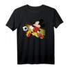 HapMonkey Mickey Mouse Germany Soccer Uniform Portrait T-Shirt – Offiziell lizenziertes Disney Fanshirt für Fans und Sammler